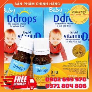 Hàng mỹfreeshipchính hãng baby drop vitamin d3 nhỏ giọt cho bé từ sơ sinh - ảnh sản phẩm 3