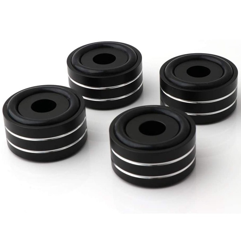 Đệm chân đứng loa hifi AMP bằng nhôm cách âm xoay được