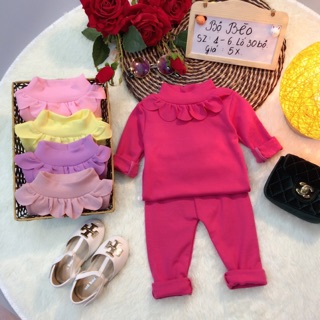 Bộ cotton len cho bé