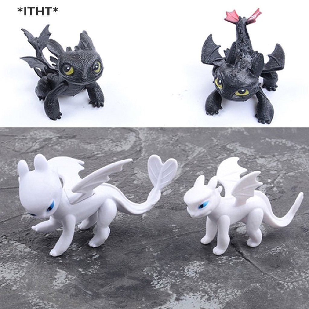 [ITHT] Đồ Chơi Mô Hình Búp Bê Gia Đình Rồng Không Răng Ban Đêm Fury