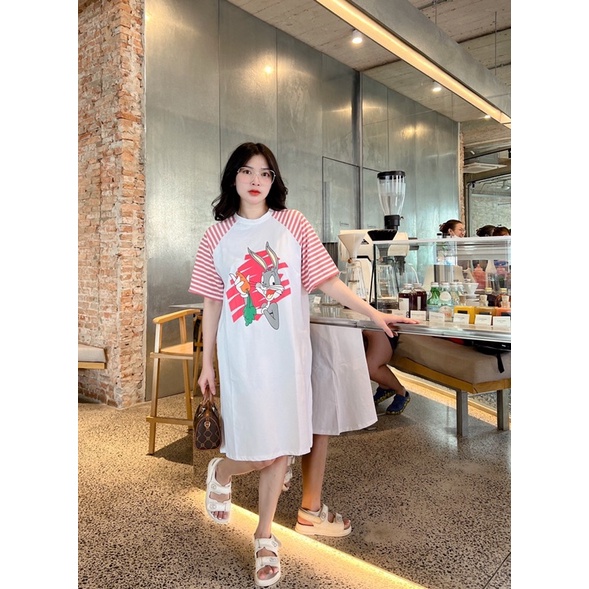 Váy Suông Tay Phối Màu 🐰🥕