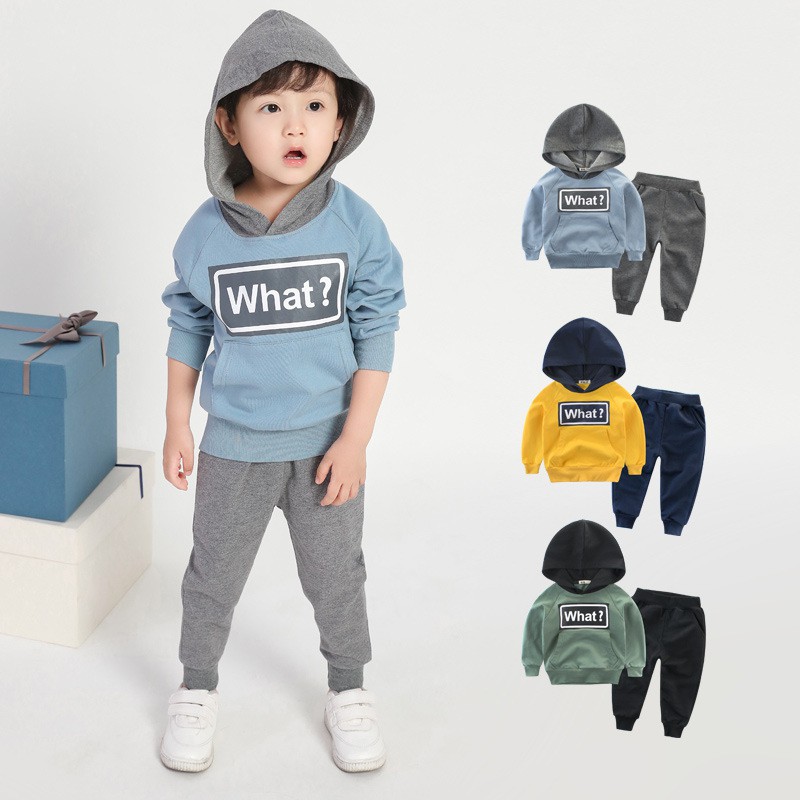 Bộ nỉ Hoodie bé trai 27KIDS bộ nỉ da cá họa tiết đáng yêu cho bé chất cotton hàng xuất Âu Mỹ