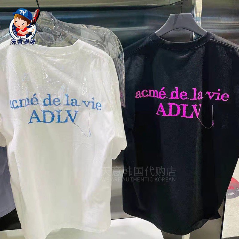 Áo thun tay lỡ ADLV họa tiết kim , áo thun nam nữ unisex , Cocmer_vn