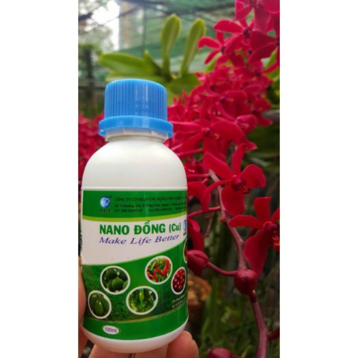 Phân bón vi lượng Nano đồng  AHT 100-500 ml