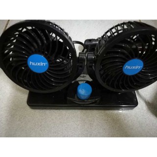 Quạt đôi 12V, 24V để taplo ô tô