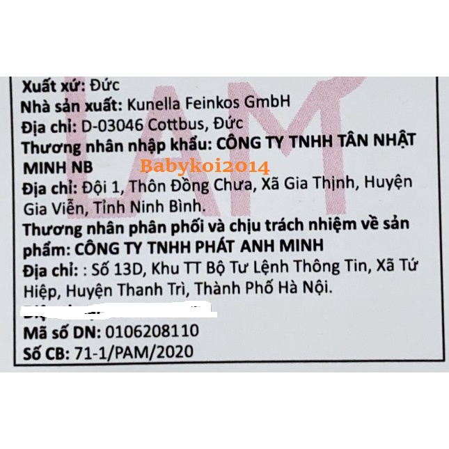 Dầu óc chó Đức nguyên chất Kunella 100ml cho bé ăn dặm (date 03/2023)