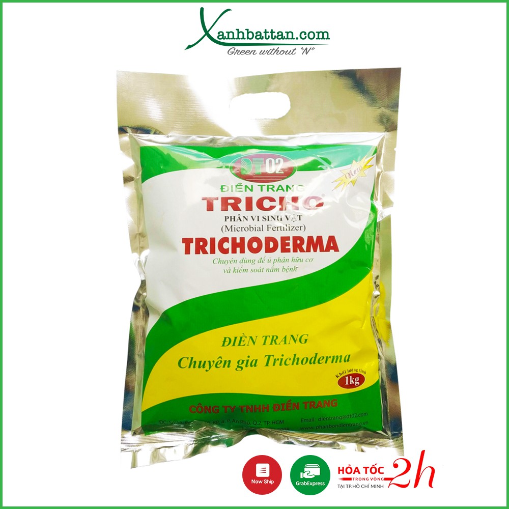 Men Vi Sinh Trichoderma - Tricoderma Ủ Phân, Ủ Rác Thải Và Ủ Đậu Tương Gói 1 Kg