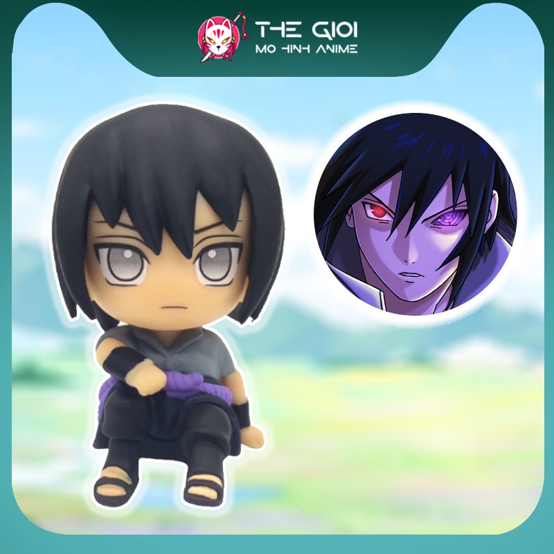 Mô hình Naruto figure Naruto Uchiha Sasuke Chibi cao 10cm - mô hình naruto