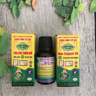 15ml Tinh dầu tràm Huế nguyên chất hiệu Cung Đình Vỹ Dạ ( chai dùng thử )
