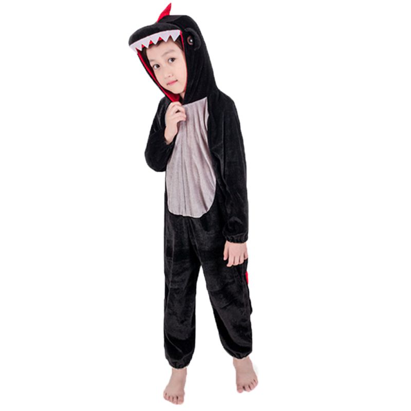 Trang phục áo liền quần hóa trang cá sấu khủng long thời trang unisex lạ mắt cho tiệc Halloween