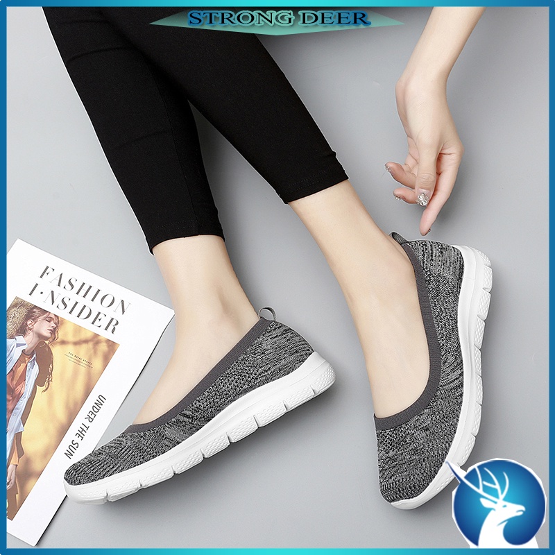 Giày Búp Bê Đế Bệt Mũi Tròn Thoải Mái Cho Nữ Cỡ 2023: 35-43