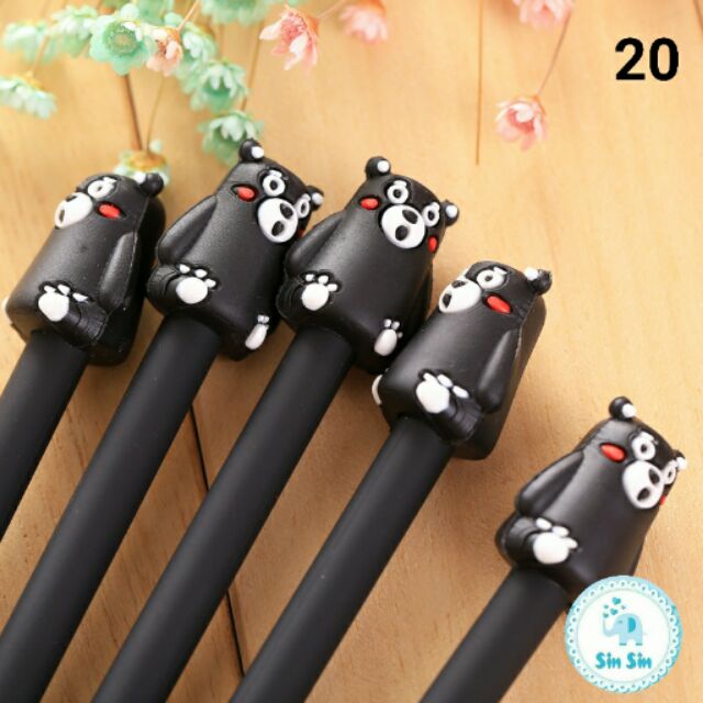 Bút gấu đen toàn thân Ms:020