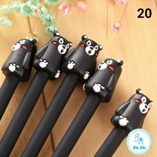 Bút gấu đen toàn thân Ms:020