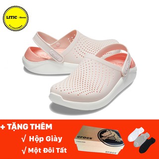 Sục bít đầu nam nữ nhựa pvc cao cấp💖freeship💖 dép cross bít đầu hottrend ltrs04