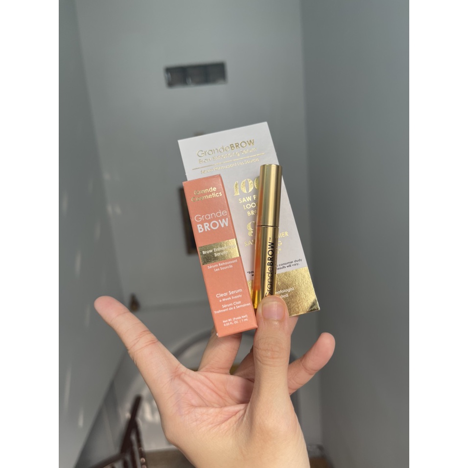 [MINISIZE 1ml ] SERUM DƯỠNG MÀY GRANDE BROW ENHANCING SERUM FOR 6 WEEK / EACH