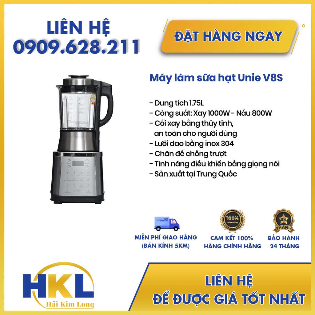 Máy làm sữa hạt Unie V8S