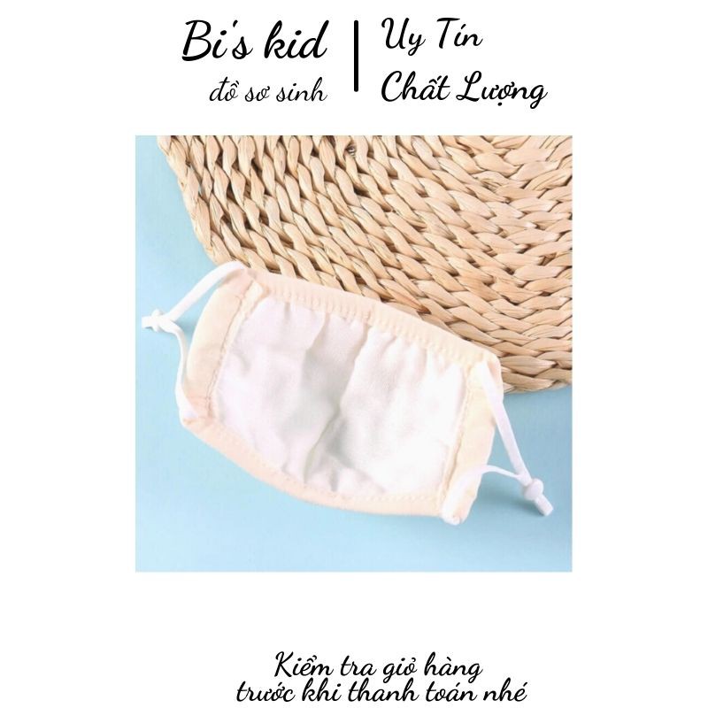 Khẩu trang xô 4 Lớp kháng khuẩn Túi Zip Cho Bé