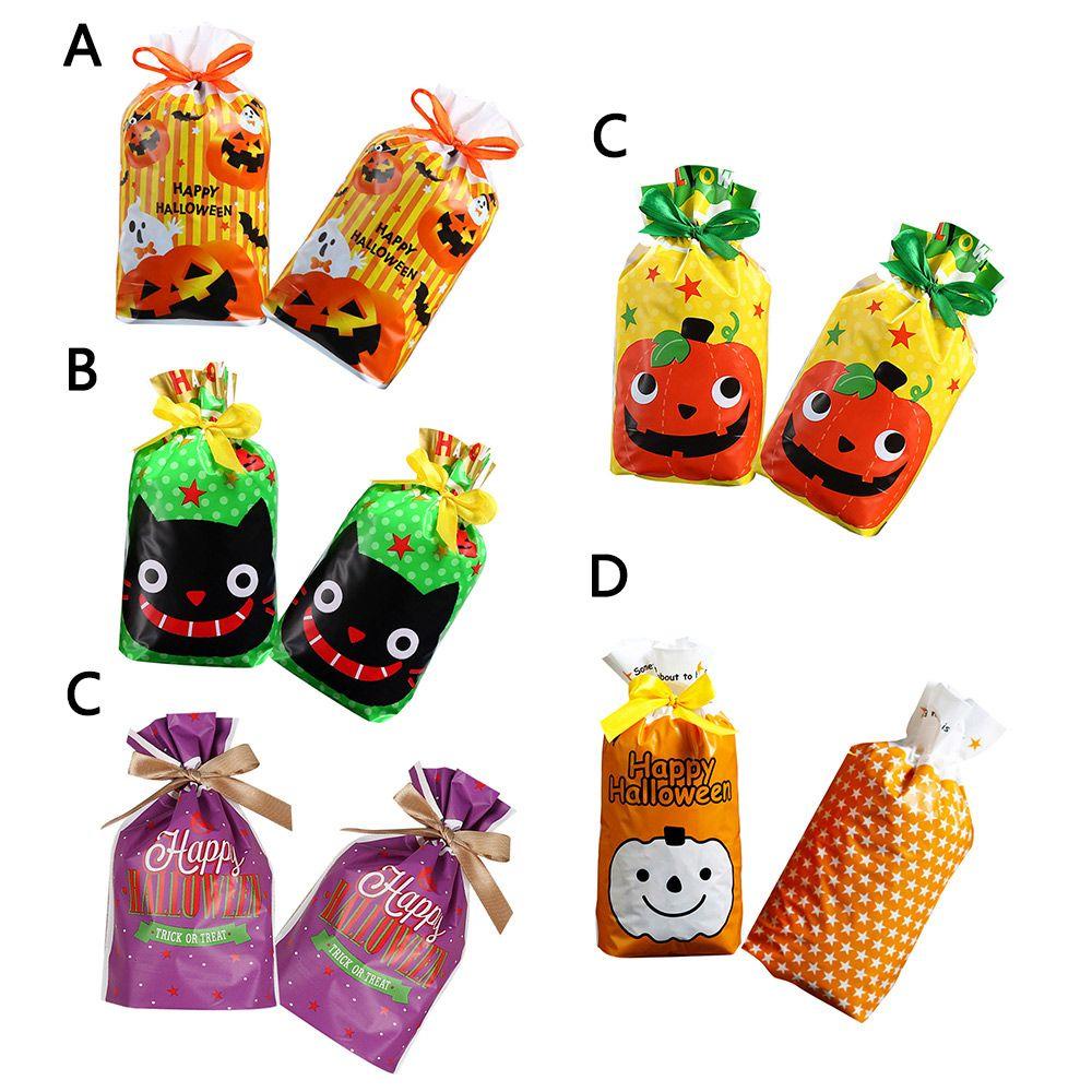 Set 50 Túi Đựng Kẹo Họa Tiết Halloween