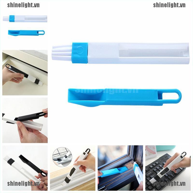 Bàn chải vệ sinh khe rãnh cửa sổ/vệ sinh bàn phím 2 trong 1 tiện dụng