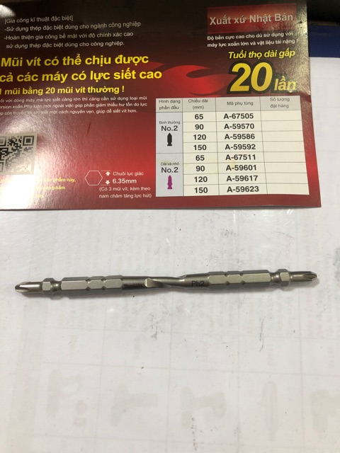 Mũi vít ngắn - dài Makita