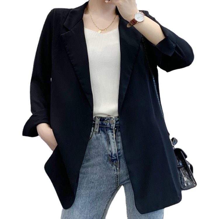 Áo Khoác Vest Chất Liệu Chiffon Mỏng Màu Trắng Thời Trang Mùa Hè Cho Nữ