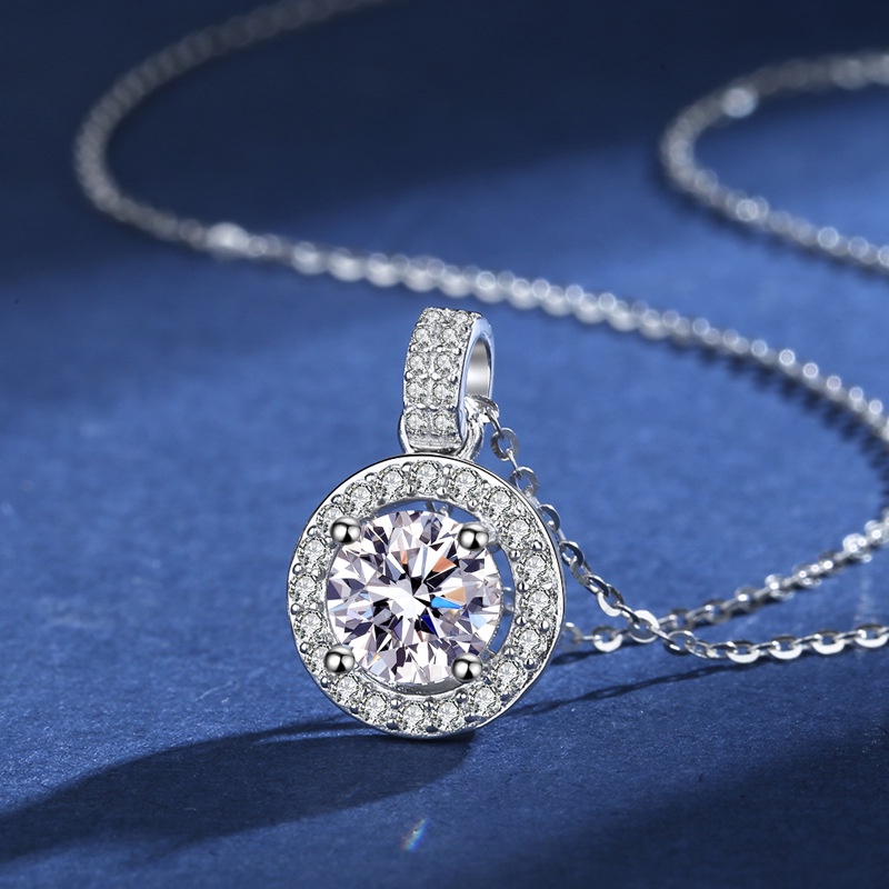 1 Vòng cổ Bạc 925 Đính Đá Zircon Lấp Lánh Sang Trọng