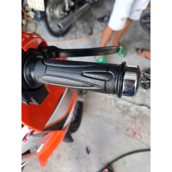 Tay nắm SH mode gù inox trắng đẹp