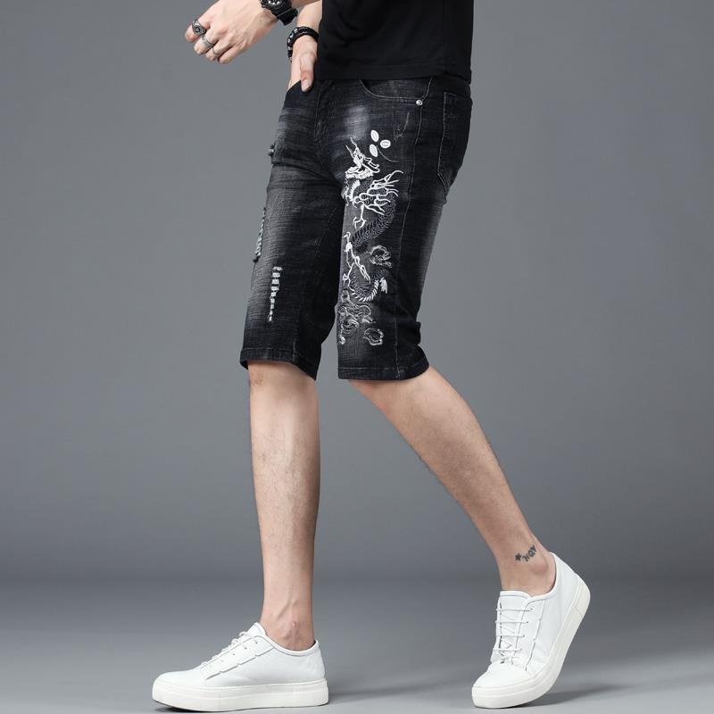 Quần jeans lửng thời trang dành cho nam mới