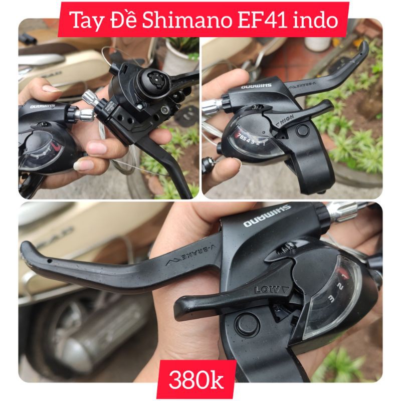 Tay Đề Bấm Xả Xe Đạp Shimano Chính Hãng (EF41 Indonesia)