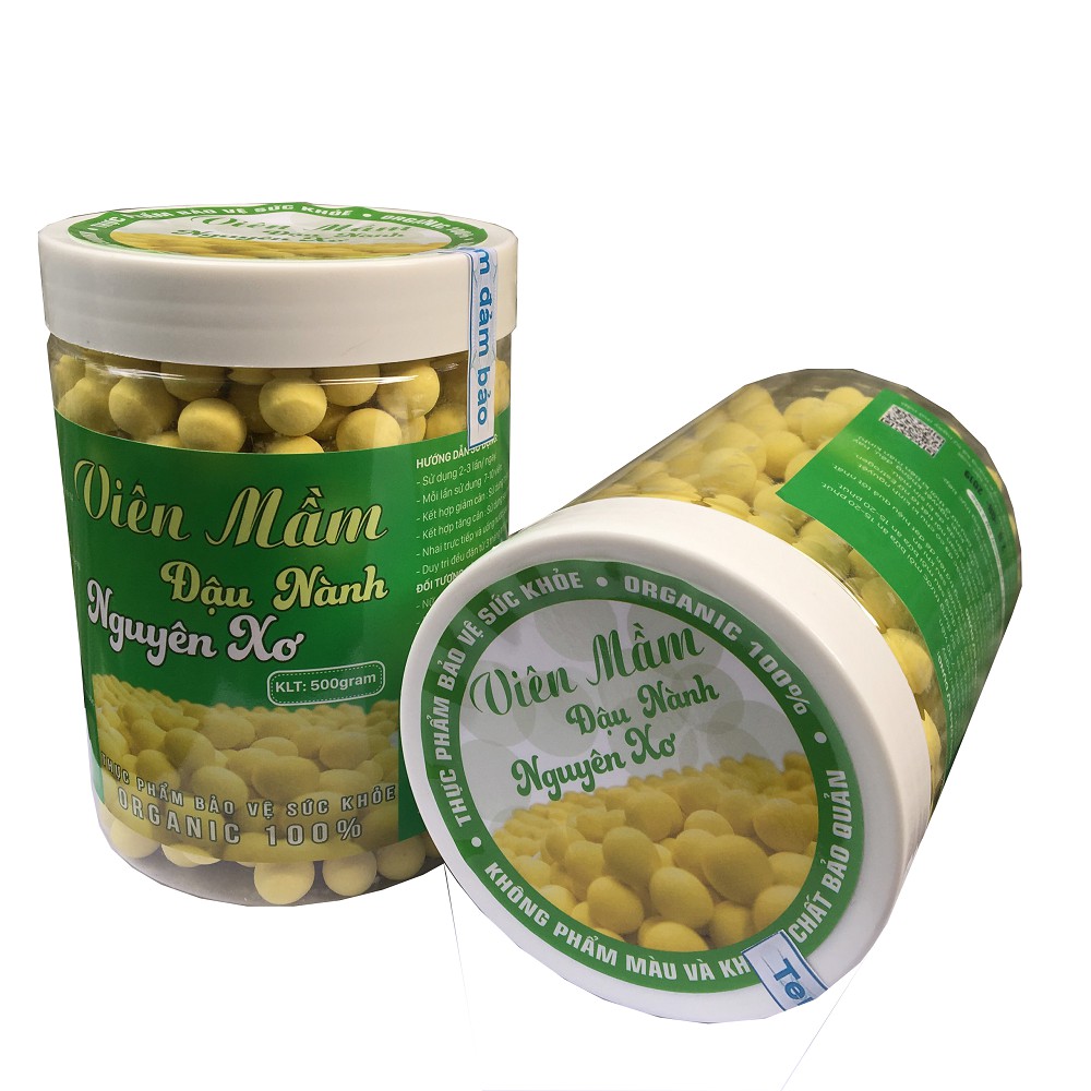 XƯỞNG SỈ VIÊN MẦM ĐẬU NÀNH NGUYÊN XƠ HÀNG CHUẨN NGON - hộp 500gr - Có check code - tăng size vòng 1. | BigBuy360 - bigbuy360.vn