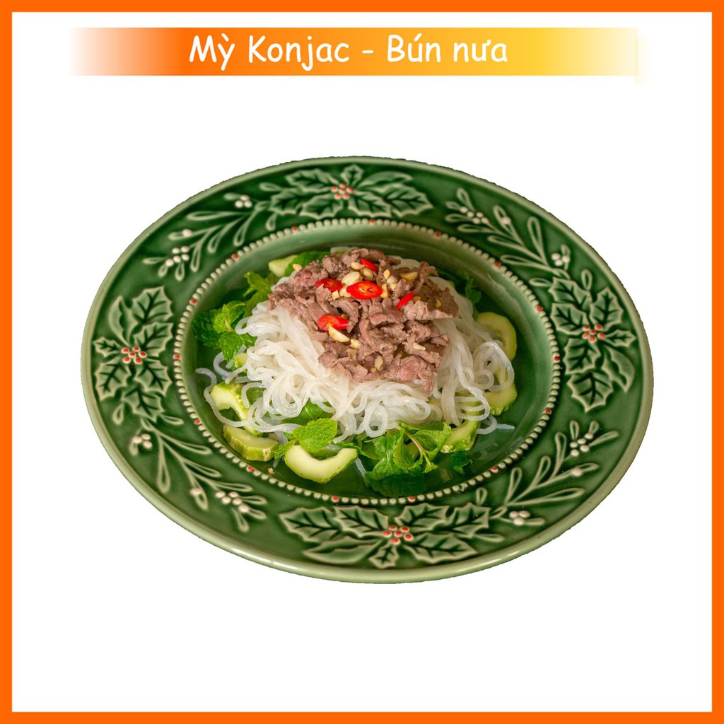 Mỳ Konjac / Bún nưa mì nưa Konjac HỘP ĐƠN SỢI RỜI 150g, phù hợp cho người ăn kiêng Keto - Eatclean