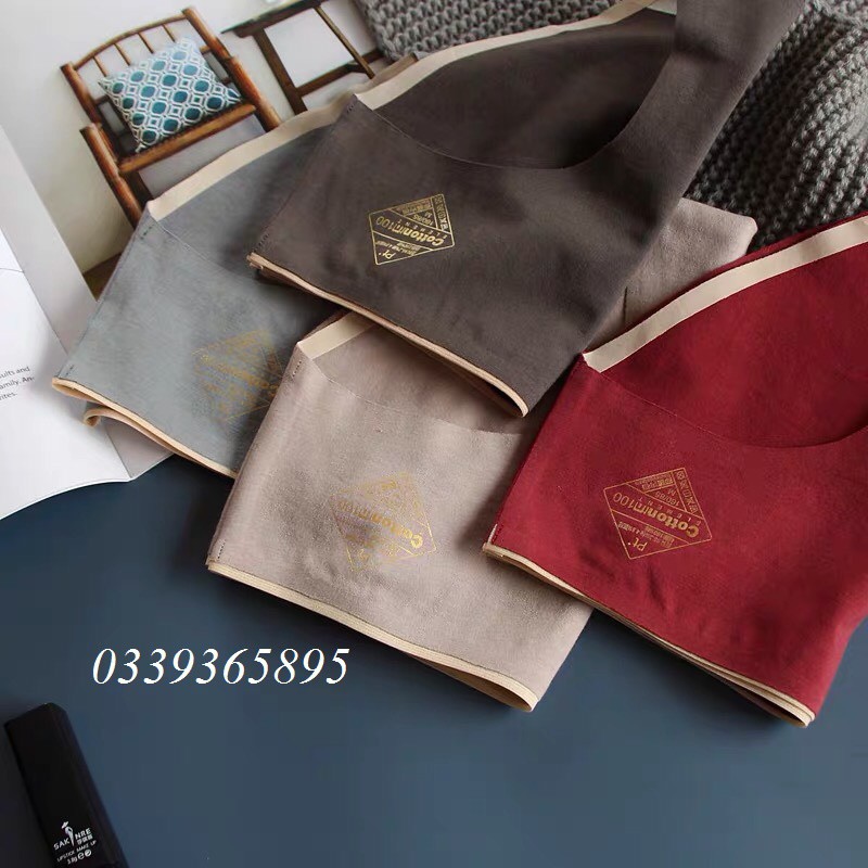 Quần Lót Cotton Ép Viền Kháng Khuẩn