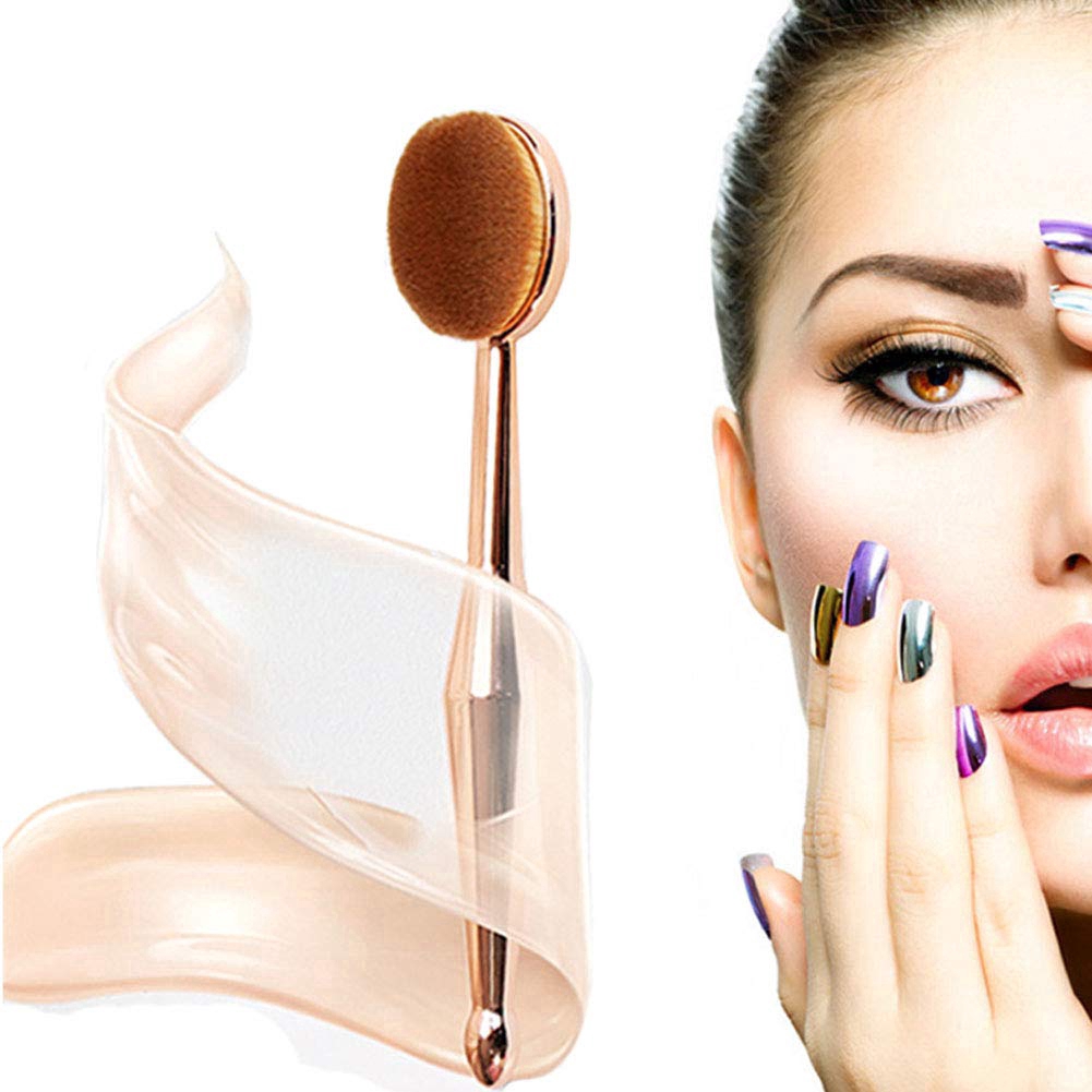 [Hàng mới về] Cọ trang điểm chuyên nghiệp với đầu sợi tổng hợp thông dụng