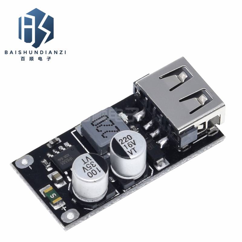 Mô Đun Hạ Áp Dc 12V24V Sang QC3.0 Sạc Nhanh Chuyên Dụng Cho Điện Thoại Apple Huawei FCP