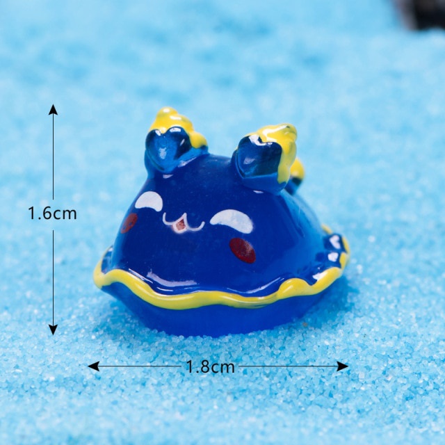 Set 10 Mô Hình Động Vật Biển Xinh Xắn Dùng Để Trang Trí