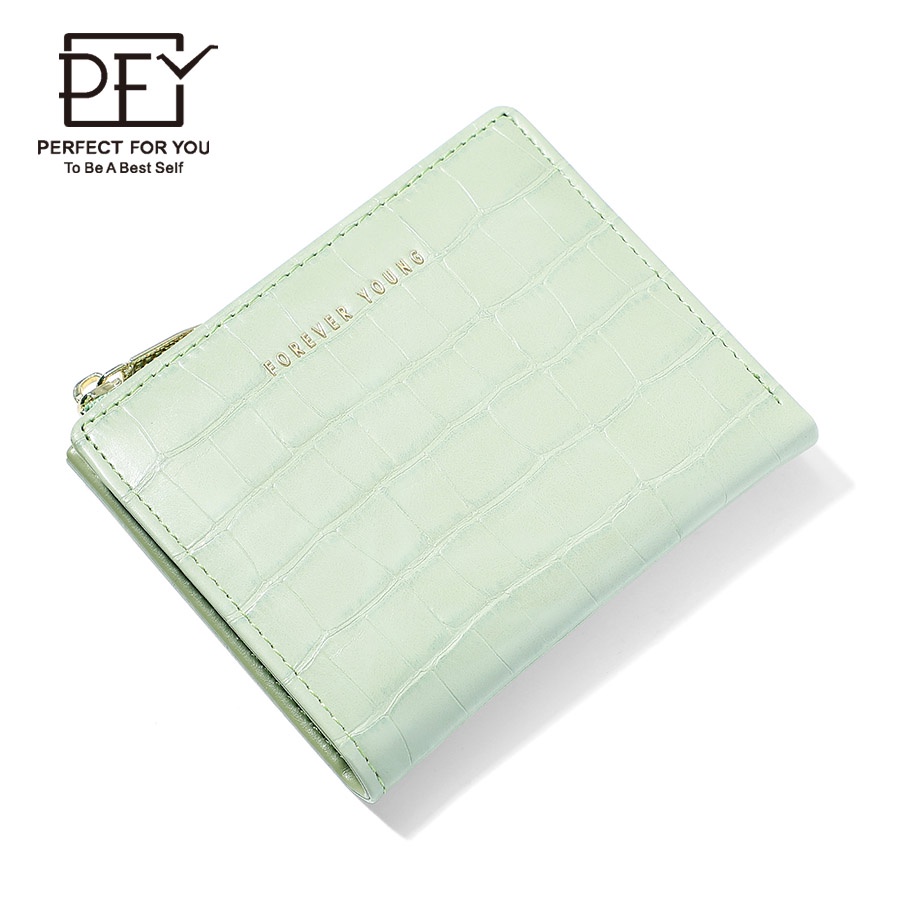 Ví ngắn đựng thẻ PERFECT FOR YOU siêu mỏng đơn giản nhỏ nhắn thời trang cho nữ 8103-002