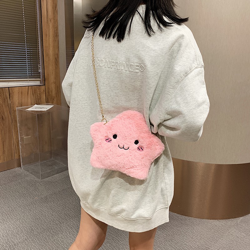 T40- Túi Đeo Chéo Hình Sao Messenger dễ thương dành cho cô gái hợp thời trang