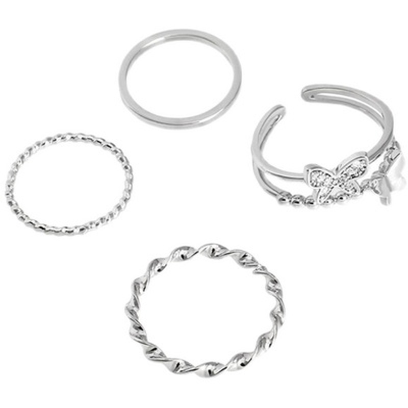 Nhẫn Đeo Tay Kim Loại Thiết Kế Ấn Tượng