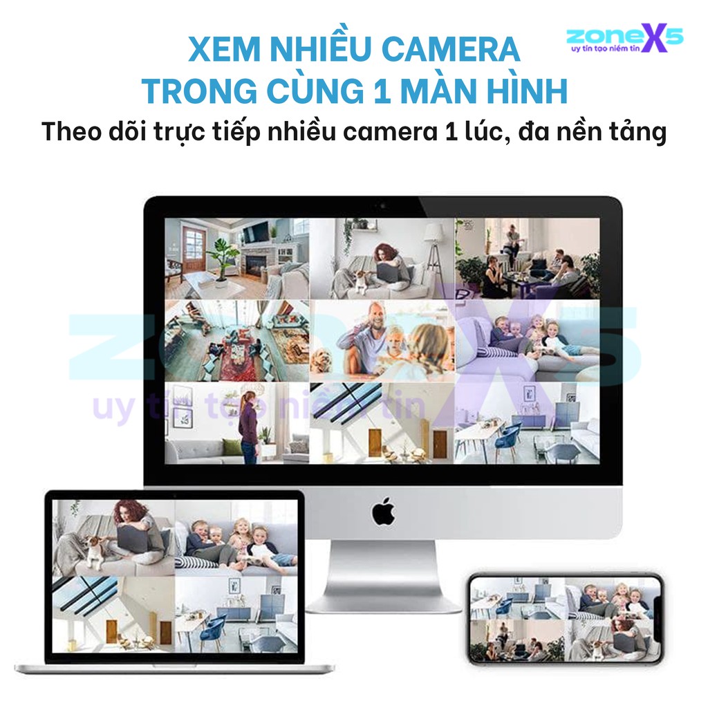 Camera IP Xiaomi Yi Dome U 1080p tích hợp AI nhận diện khuôn mặt, xoay 360 độ, quay ban đêm rõ nét