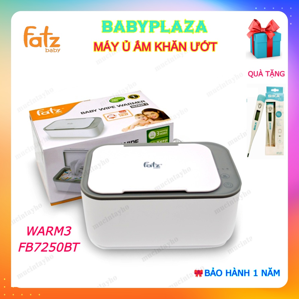 Máy ủ ấm khăn giấy ướt Fatzbaby Warm 3 – FB7250BT có ngăn đựng mặt nạ dưỡng - Ủ ấm 24h - Hàng chính hãng