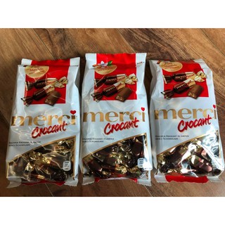 Kẹo Merci Crocant bọc hạnh nhân nội địa Đức