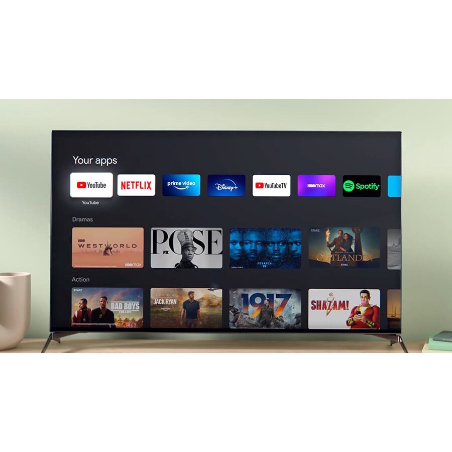 Google Chromecast with Google TV, chất lượng 4K/HD, HDR, ra lệnh Tiếng Việt, hàng chính hãng
