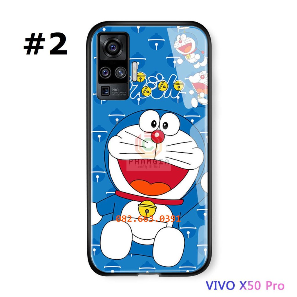 Ốp lưng Vivo X50 pro dẻo in hình Doraemon siêu sắc nét