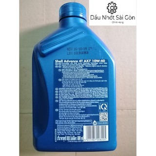 Dầu nhớt Shell Advance AX7 10w40