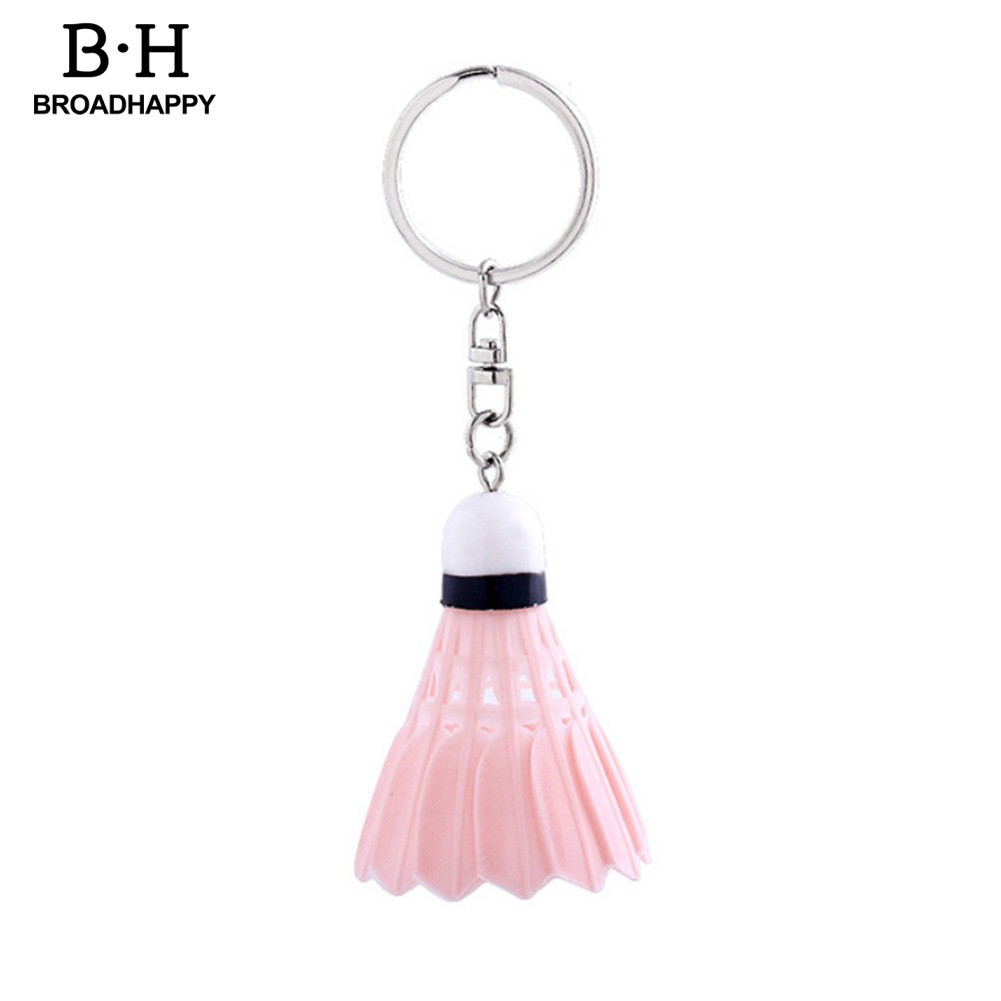 Broadhappy Móc Khóa Hình Quả Cầu Lông mini Có Dây Treo Trang Trí Ba Lô