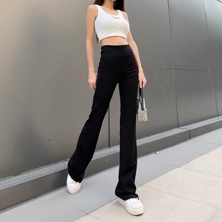 Quần legging ôm ống loe dáng dài