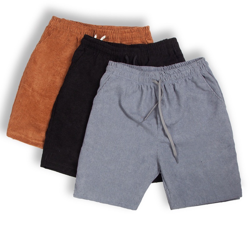 Quần short Nam nhung tăm cao cấp mặc nhà đi biển bigsize trẻ trung cá tính M Fashion SN01