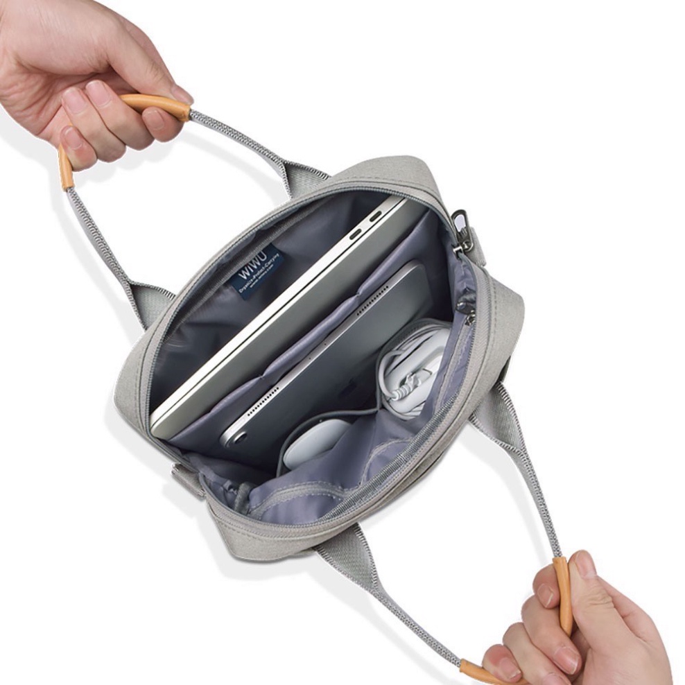 Túi Đeo Dọc Chéo Wiwu Pioneer Phù Hợp Macbook Air/Pro New 13,3" Surface Pro X/7/6/5 Và Ipad 12,9 inch