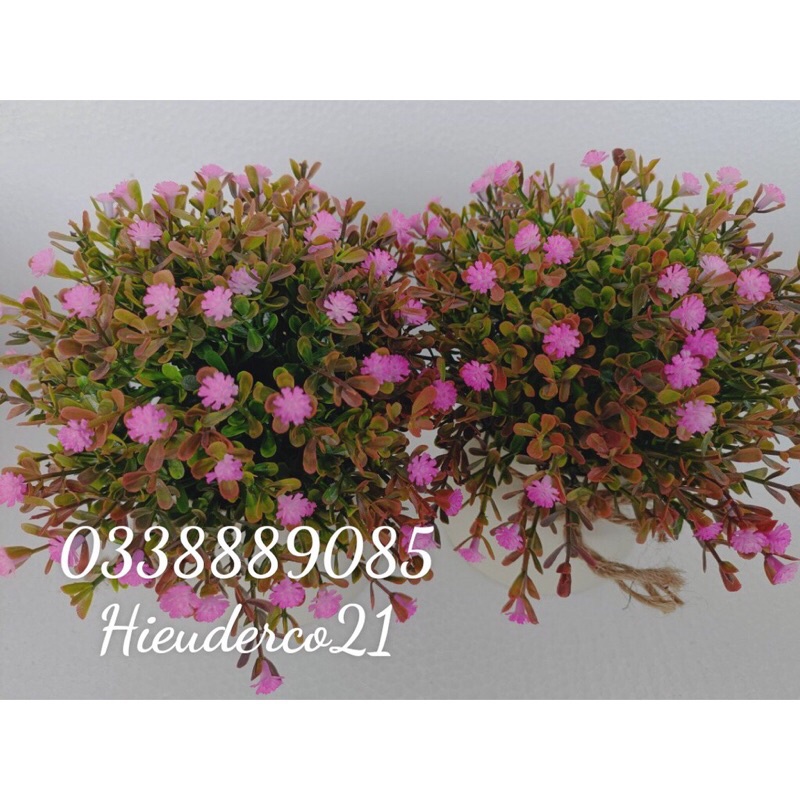 Chậu hoa giả để bàn hoa trí phong cách vintage(NHIỀU MẪU) siêu đẹp