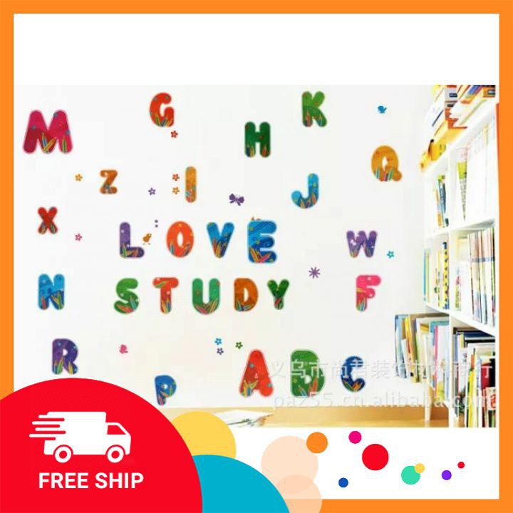 Decal dán tường ⚡FREE SHIP⚡ Tranh dán tường hình vườn thú tiếng anh giúp bé học ngoại ngữ vui và tốt hơn